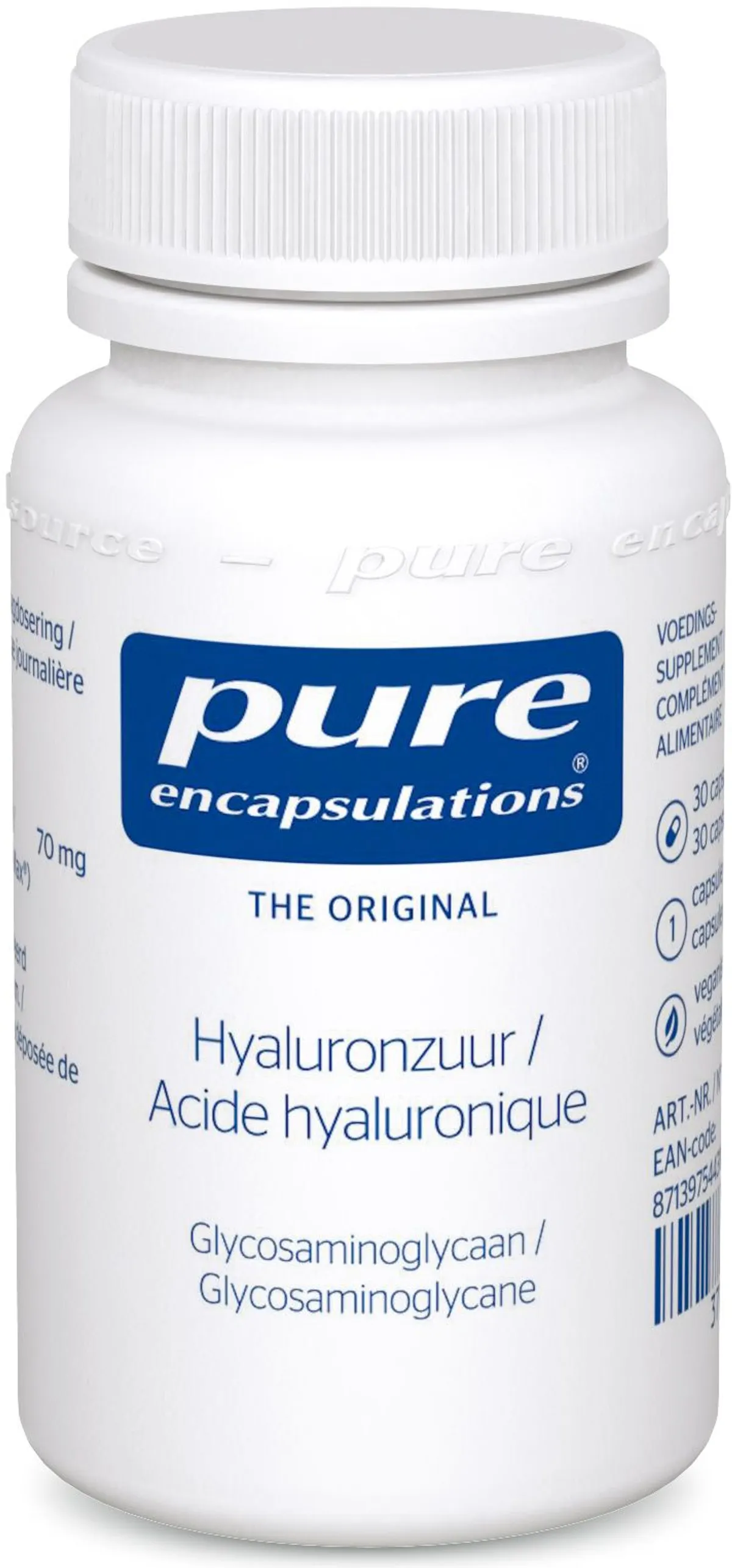 Pure Encapsulations Hyaluronzuur 30 Capsules
