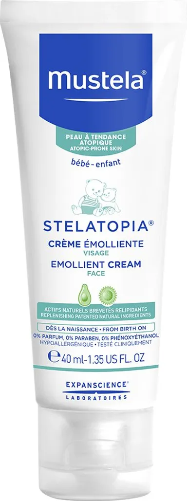 Mustela PA Stelatopia Crème Emolliente Visage 40ml