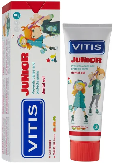 Vitis Junior Tandpasta Tutti Frutti 75 ml
