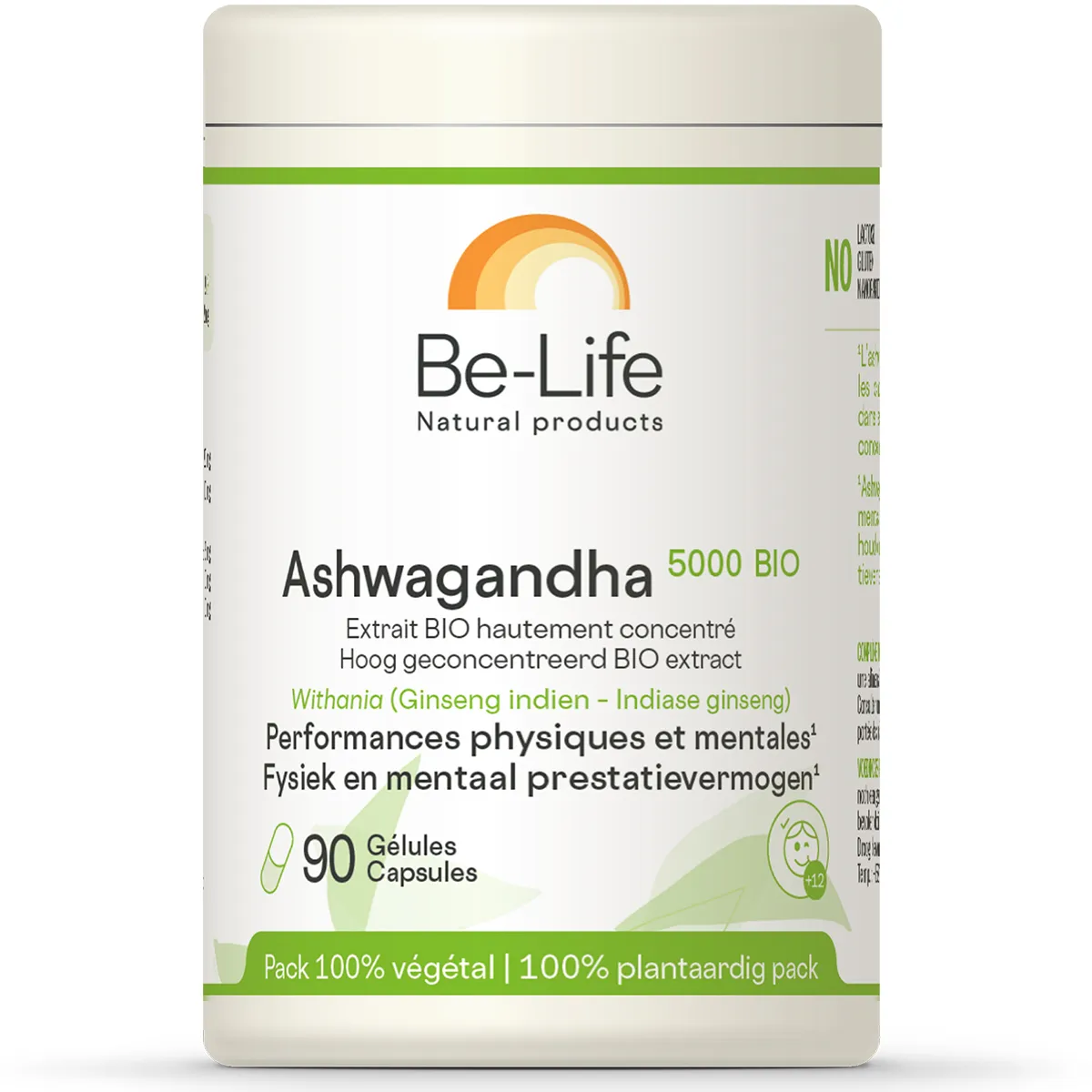 Be-Life Ashwagandha 5000 90 Gélules