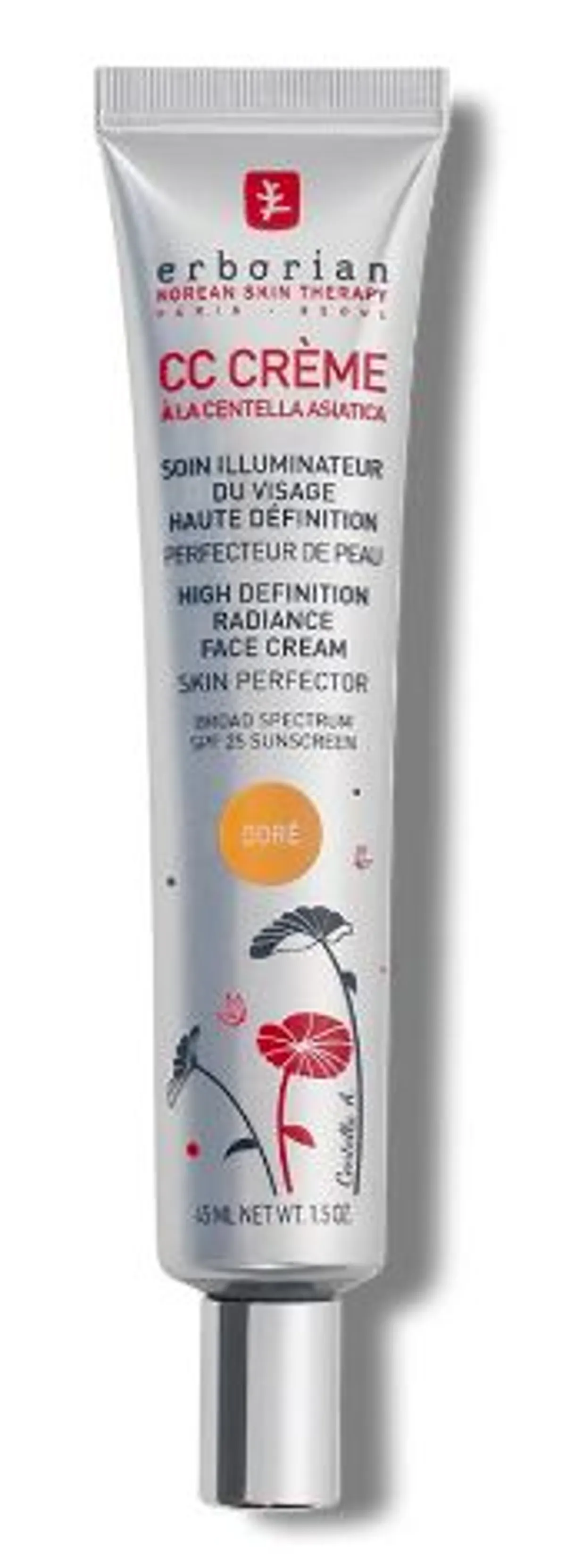 Erborian CC Crème Met Centella Asiatica Goud 45ml