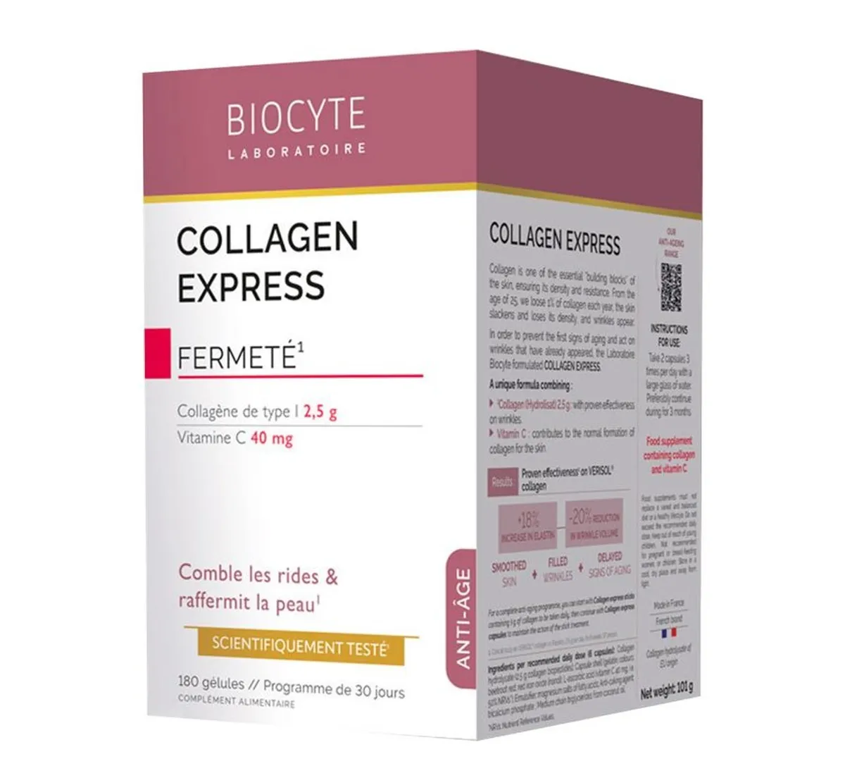 Biocyte Collagen Express 180 Capsules