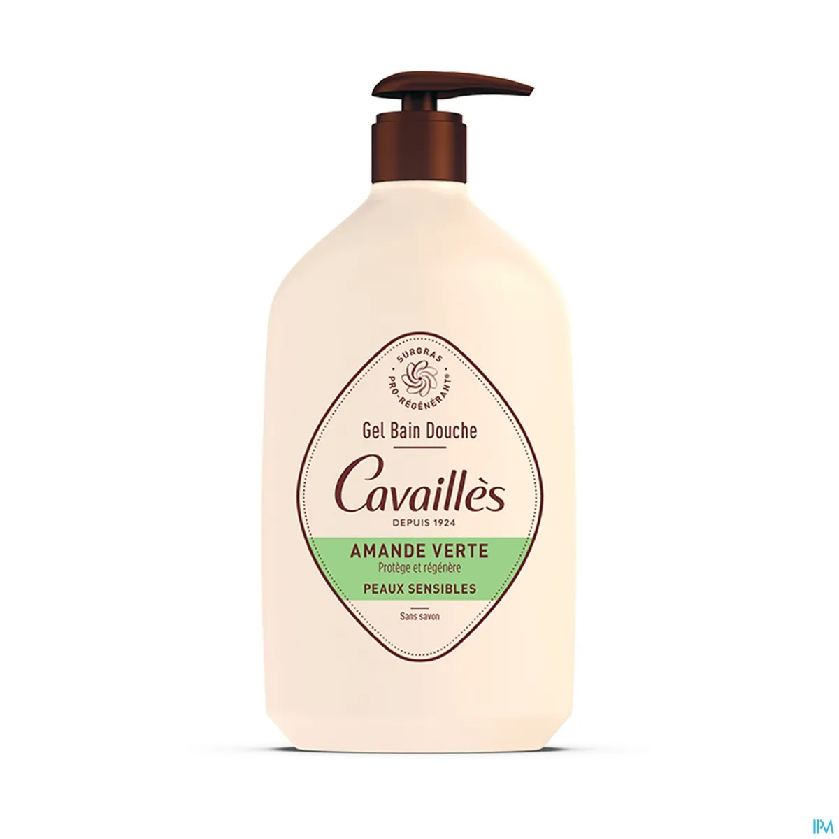 Roge Cavailles Gel Bain Douche Surgras Amande Verte 1L