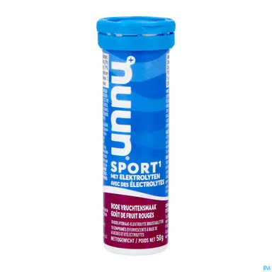 Nuun Hydratation Fruit Rouges 10 Comprimés Effervescents