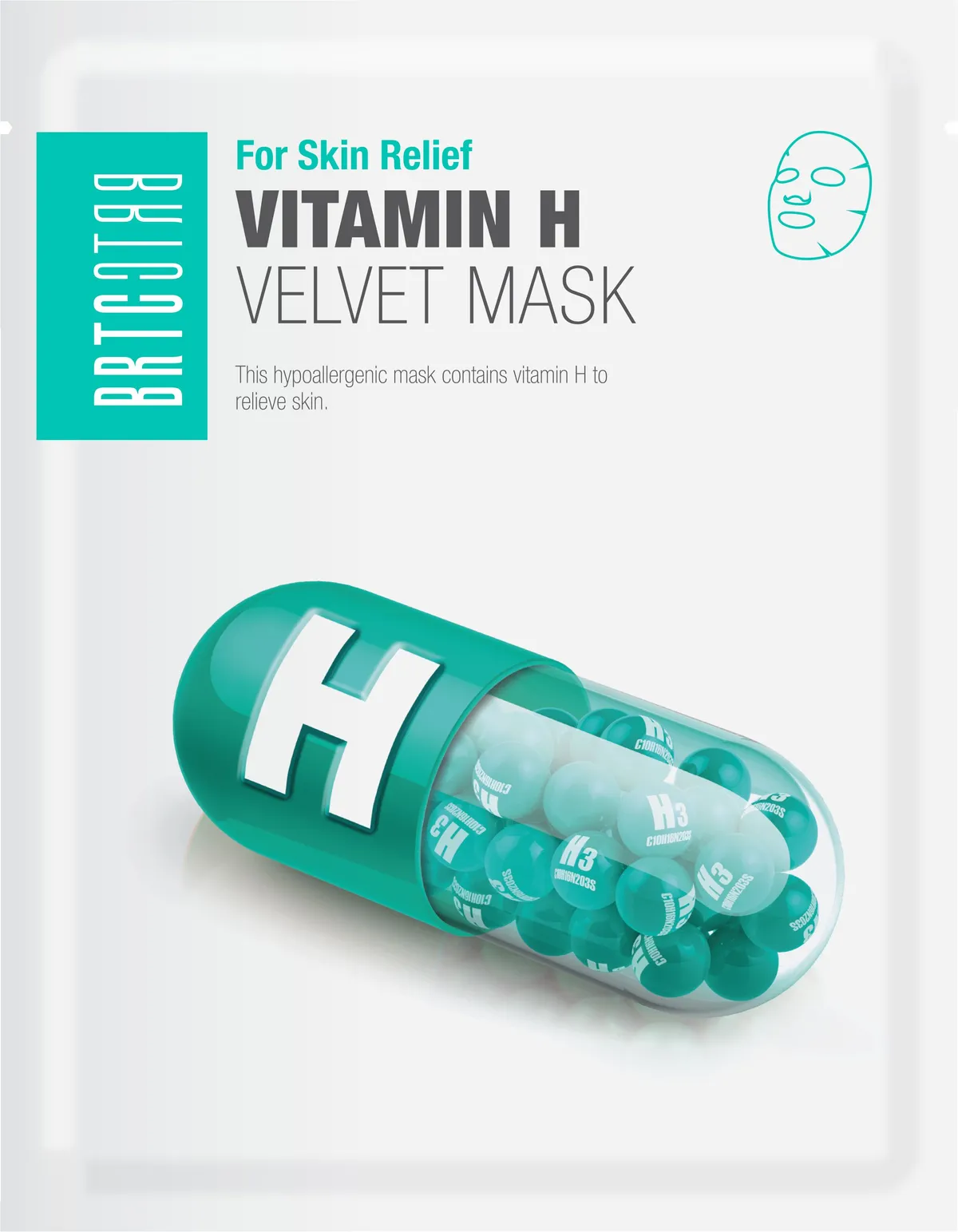 Masque Tissu Veloute A La Vitamine H