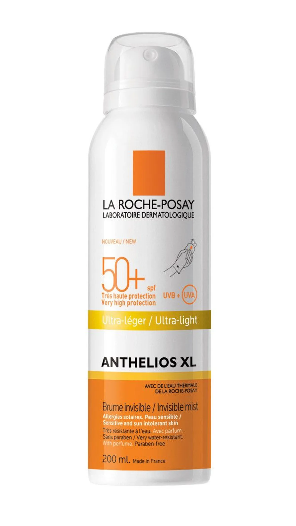 La Roche-Posay Anthelios Brume Invisible Ultra Léger IP50+ 200ml