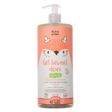 Mkl Baby Green Milde Reinigingsgel Zoete Sinaasappel 1 l