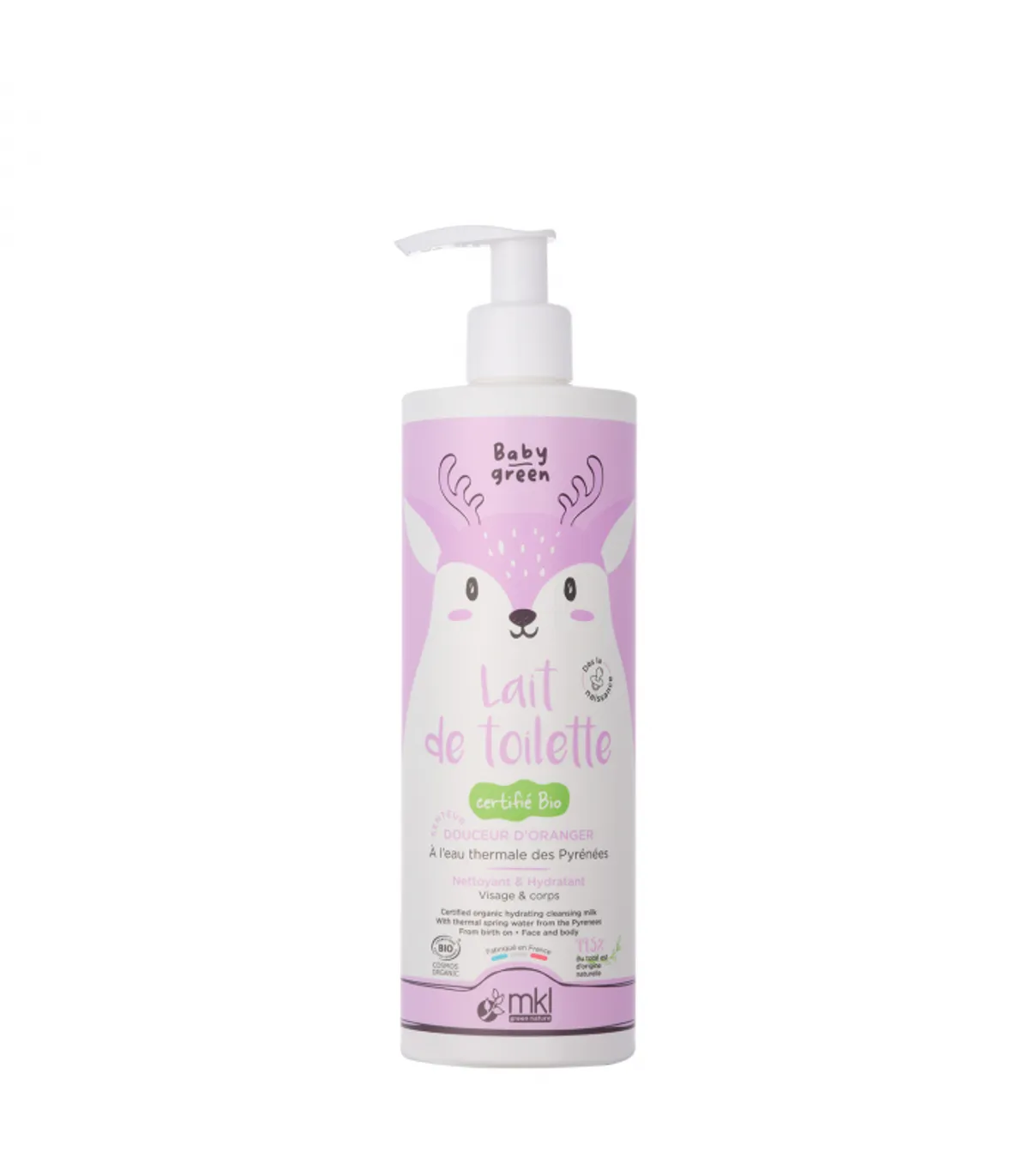 Mkl Green Baby Lait De Toilette 400ml