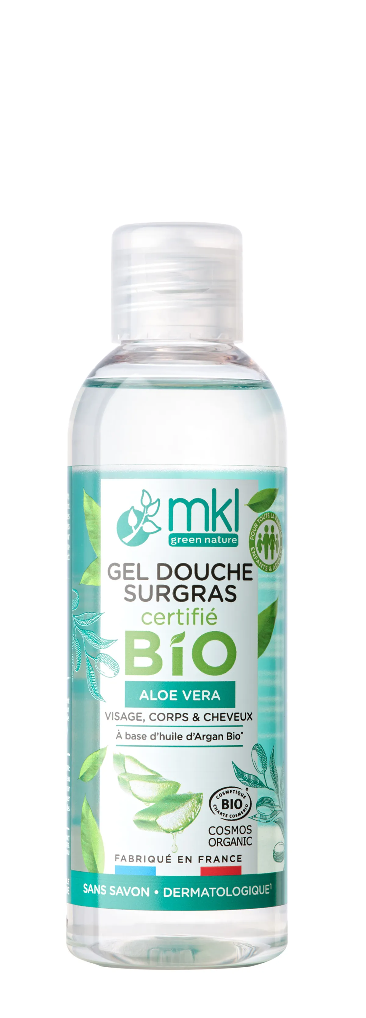 MKL Gel Douche Surgras Bio Aloe Vera 100ml