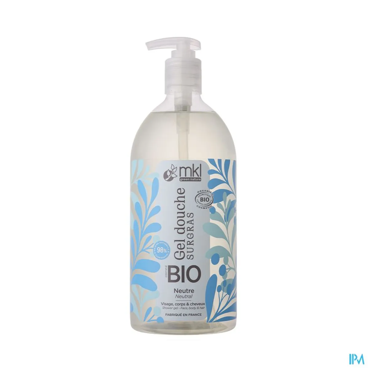 MKL Gel Douche Surgras Bio Neutre 0% 1L