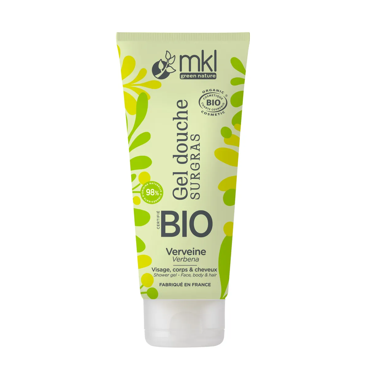 MKL Gel Douche Surgras Bio Verveine 200ml