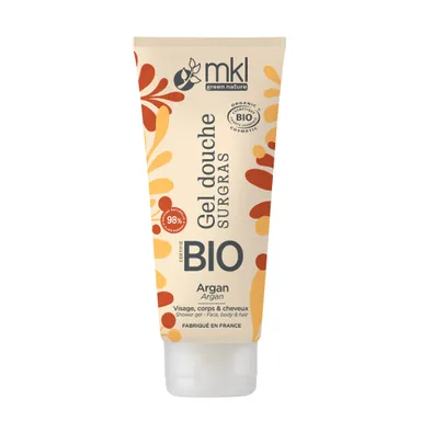 MKL Overvette Douchegel Bio Argan 200 ml