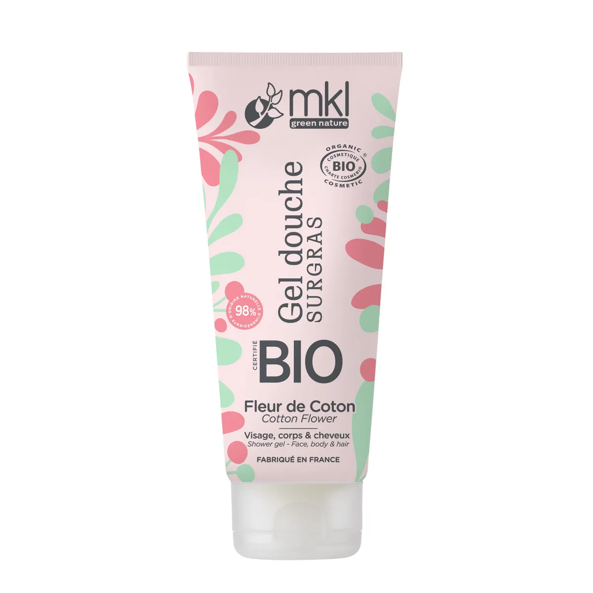 MKL Gel Douche Surgras Bio Fleur de Coton 200ml