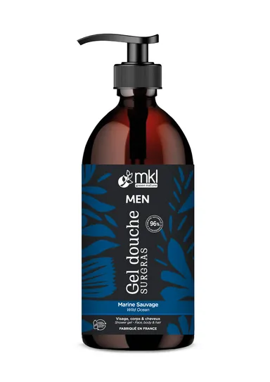 MKL Gel Douche Surgras Bio Homme Marine Sauvage 1L