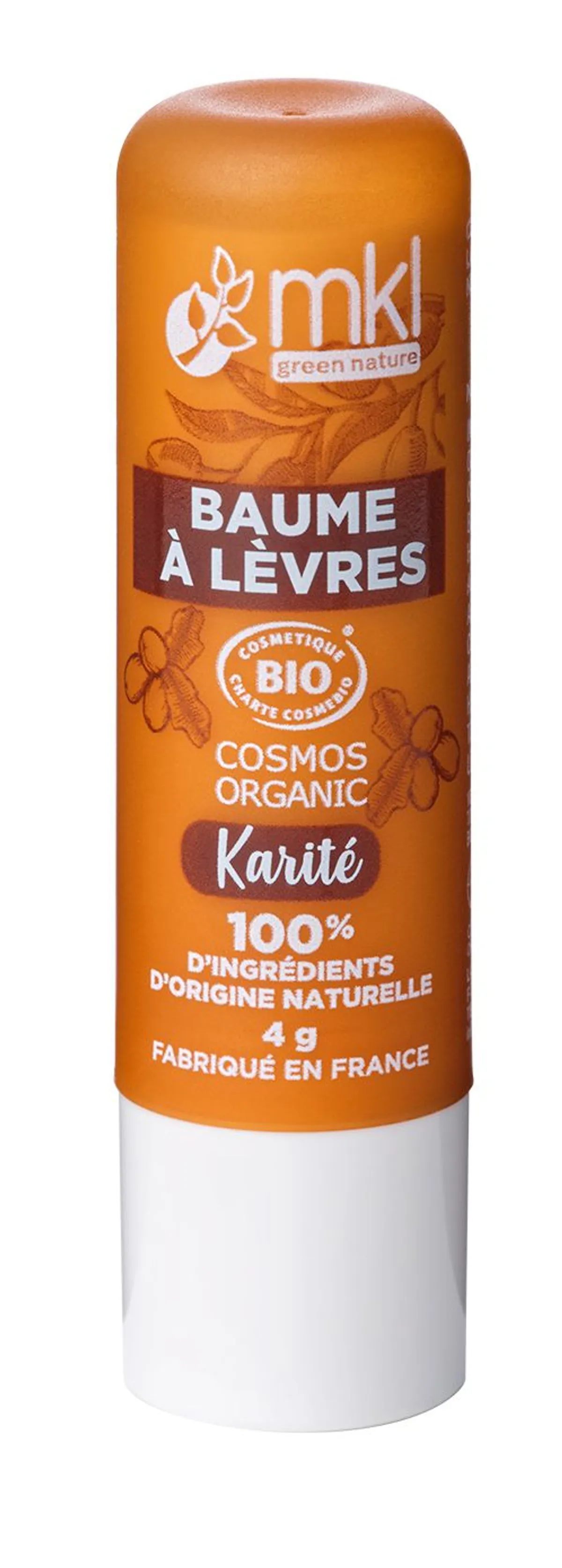MKL Baume Lèvres Bio Beurre de Karité 4g