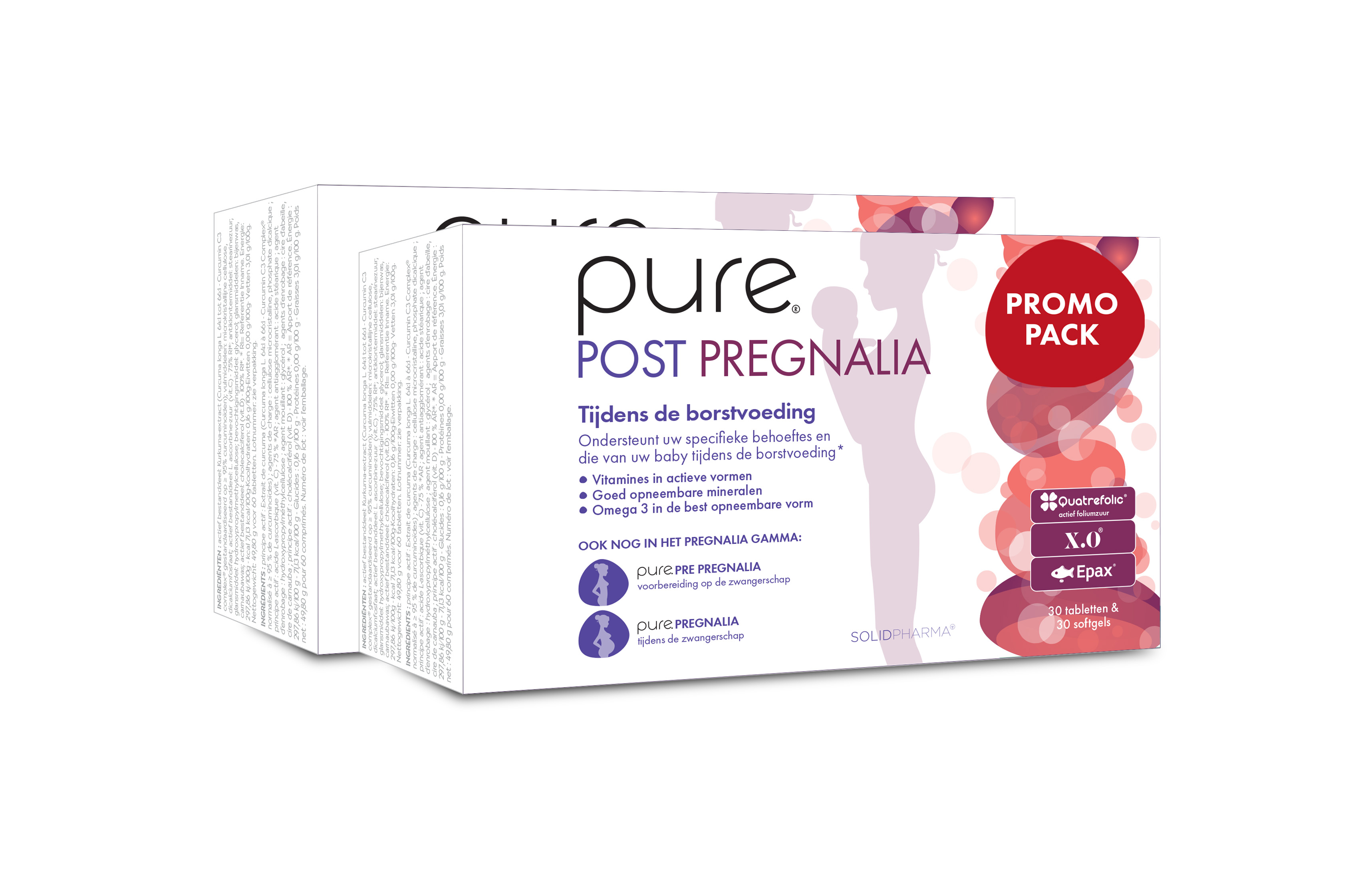 Pure Post Pregnalia Promopack 2x 30 Tabletten + 30 Capsules - Pure