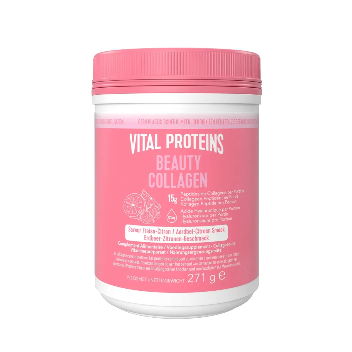 Vital Proteins Beauty Collagen Aardbei/Citroen 271 g