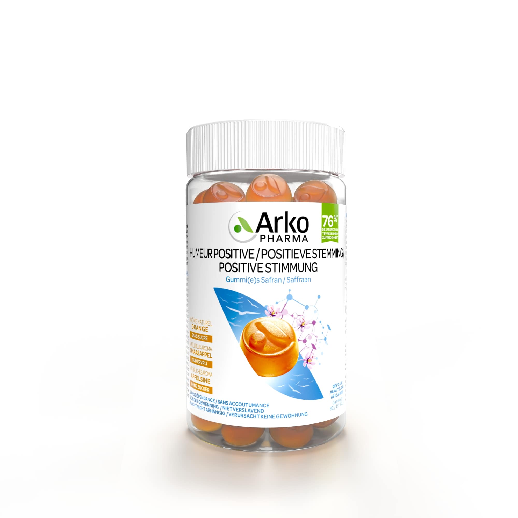 Arkopharma Gummies Phyto Saffraan Goed Humeur 60 Gummies - Arkopharma