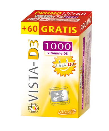 VISTA D3 1000 PROMO COMP SMELTEND 120 + 60 GRATIS