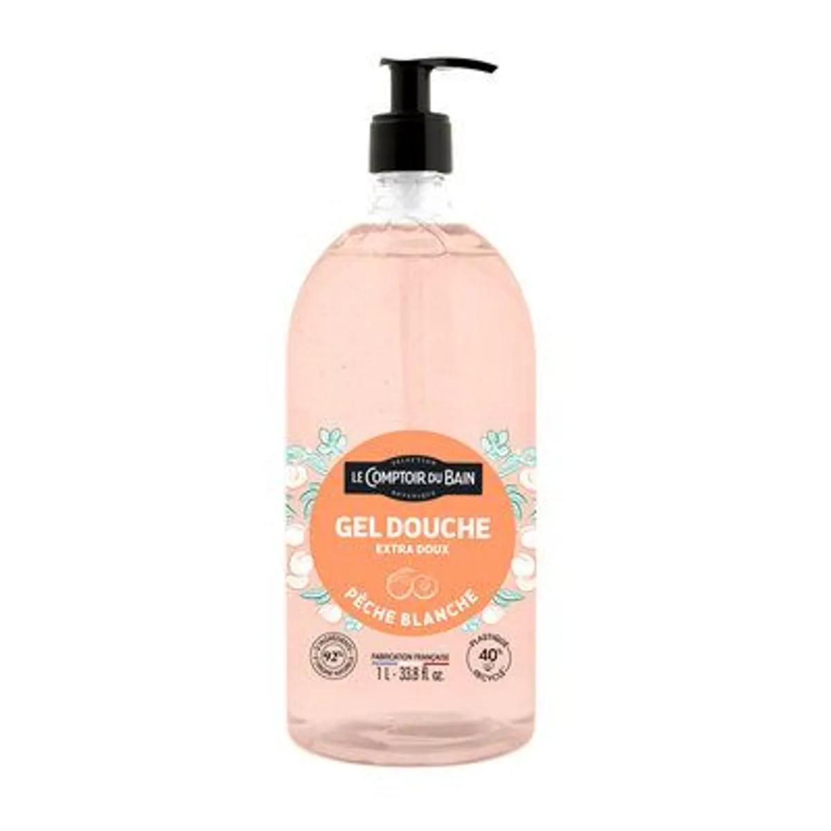 Le Comptoir Du Bain Gel Douche Pêche 1l