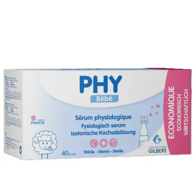 PHY Sérum Physiologique 40x5ml