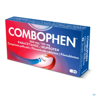 Combophen 500mg/150mg 16 Comprimés