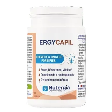 Ergycapil Cheveux & Ongles Fortifiés 90 Gélules