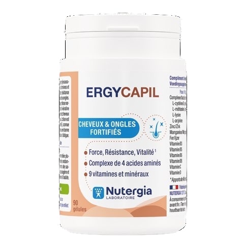 Nutergia Ergycapil Sterker Haar & Nagels 90 Capsules - Nutergia