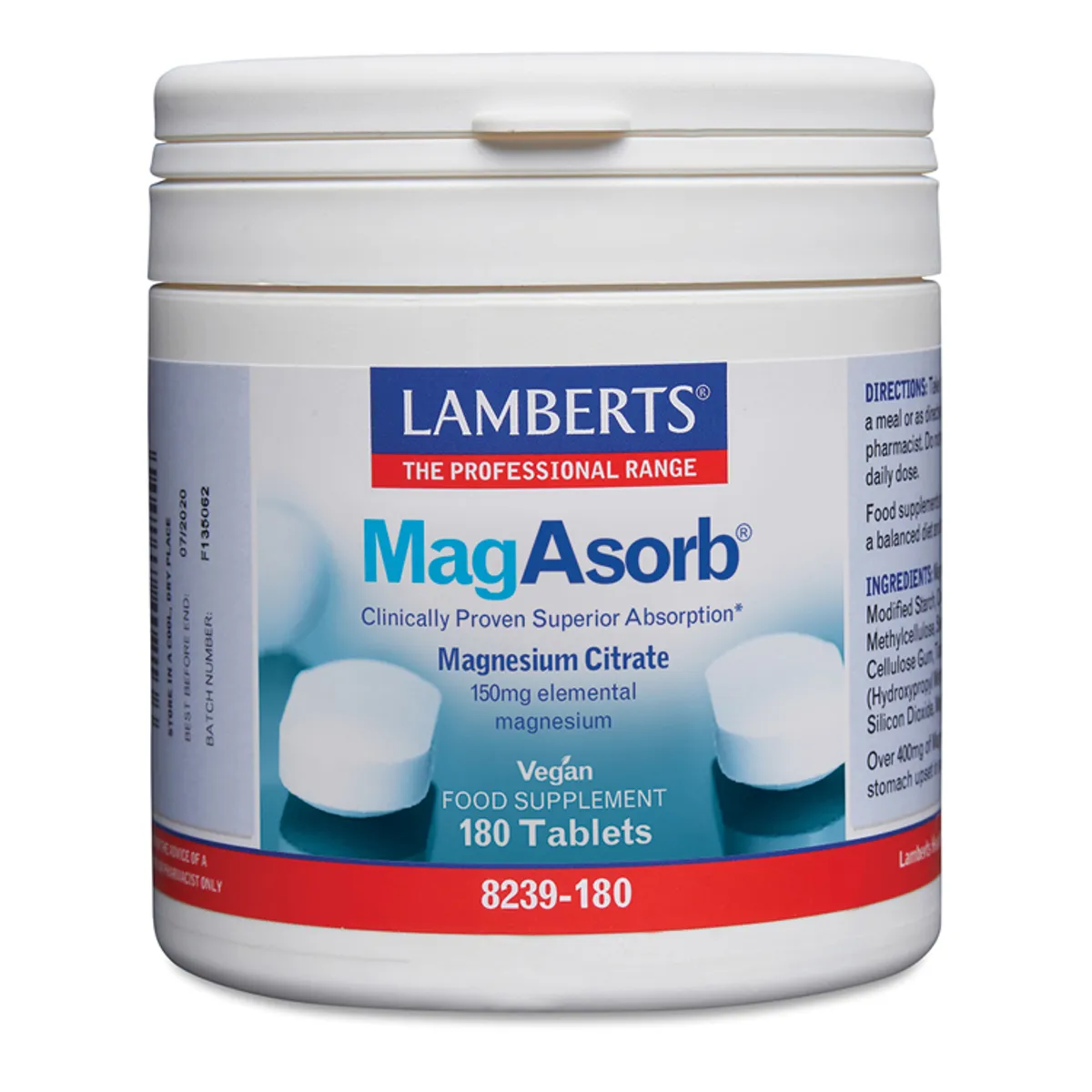 Lamberts MagAsorb 150 mg 180 Tabletten