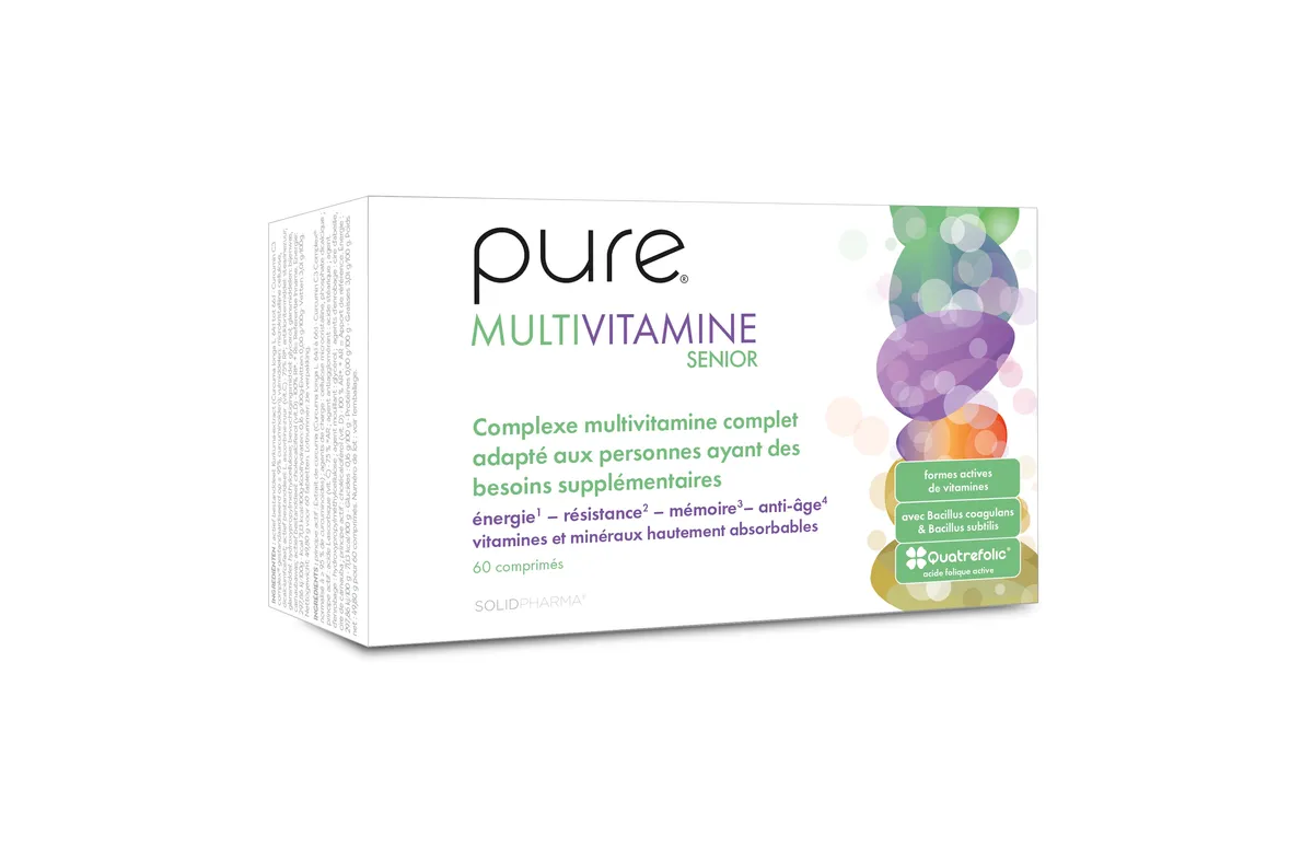 Pure Multivitamine Senior 60 Comprimés