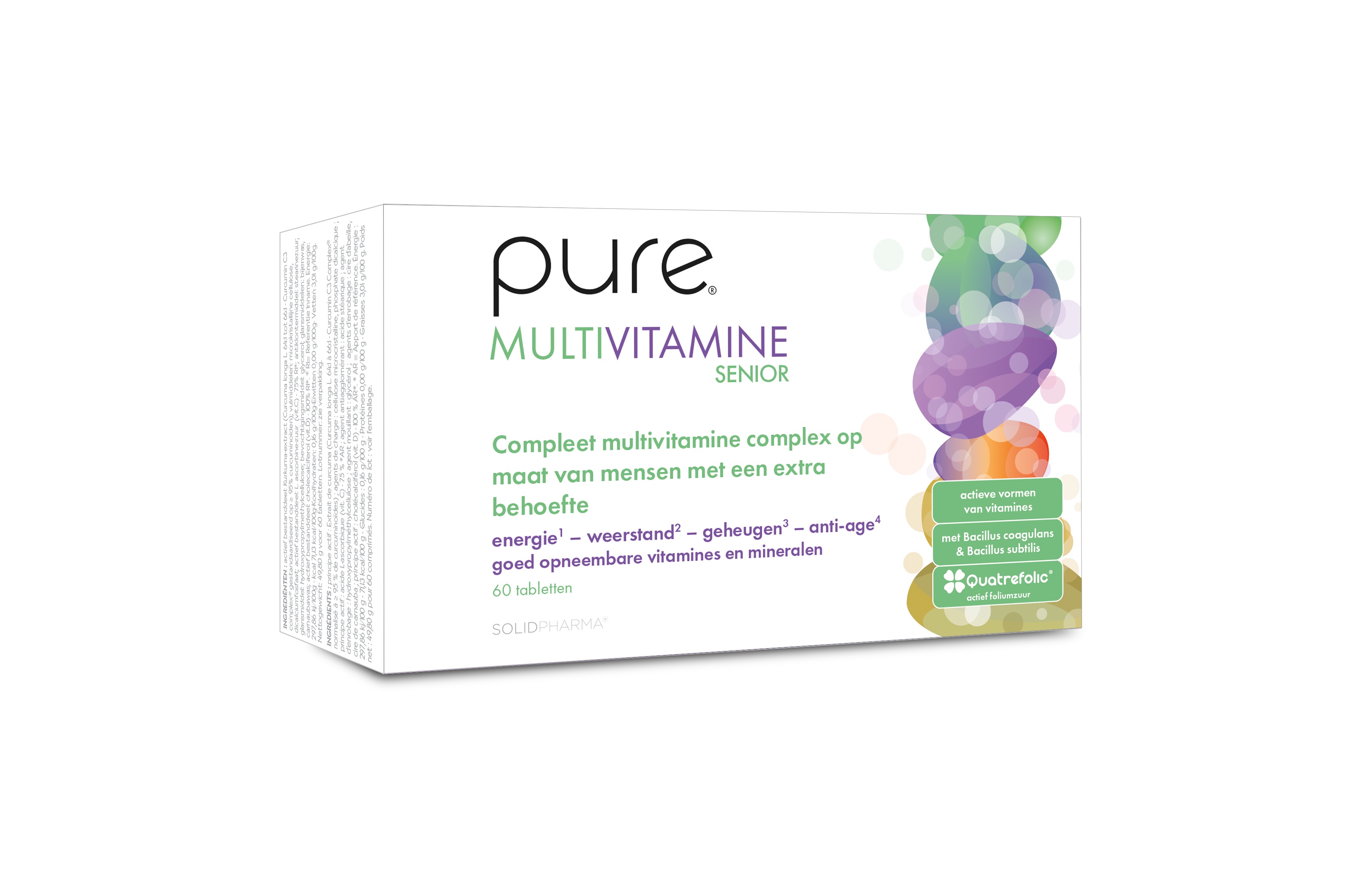 Pure Multivitamine Senior 60 Tabletten - Pure