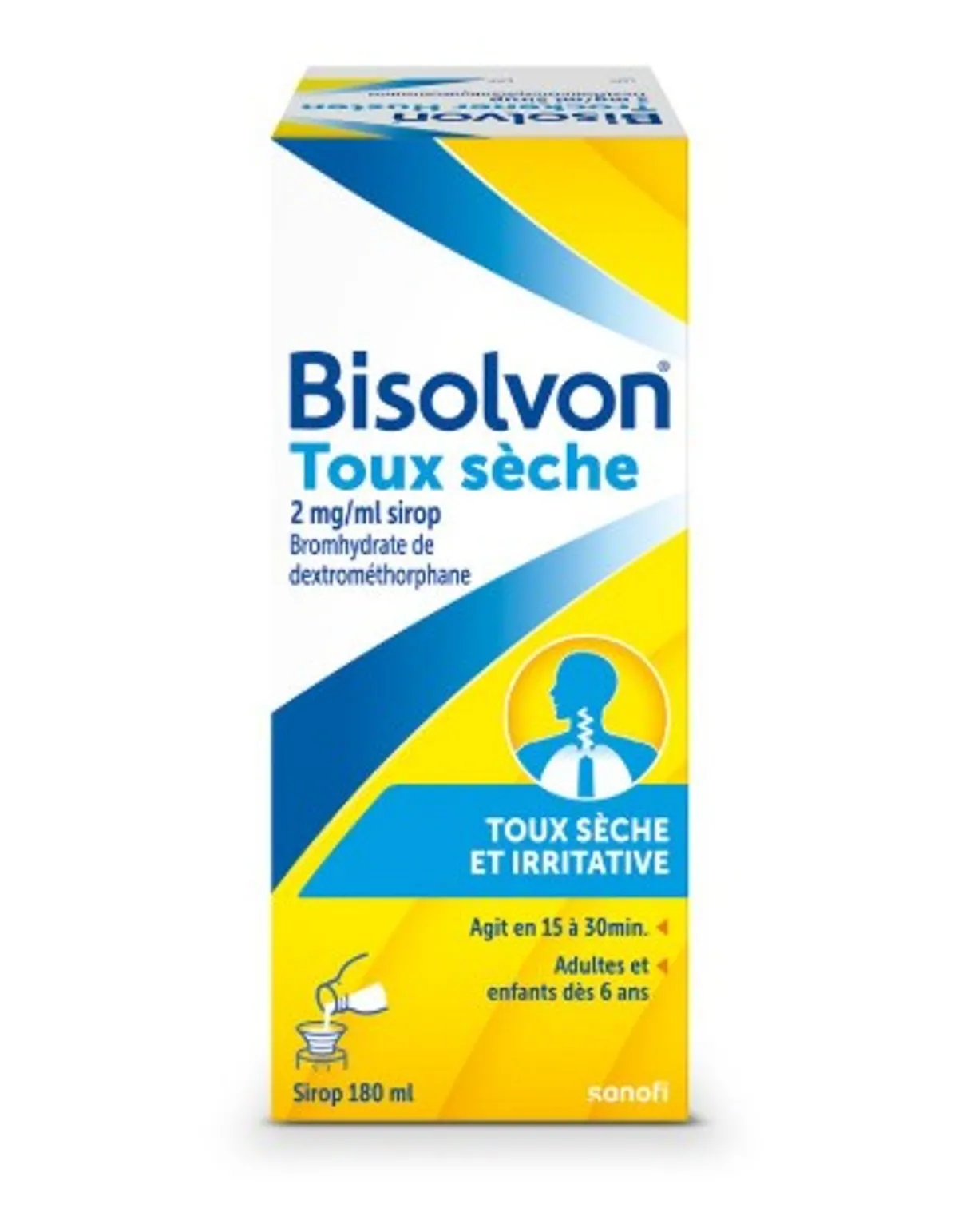 Bisolvon Toux Sèche 2mg/ml Sirop 180ml