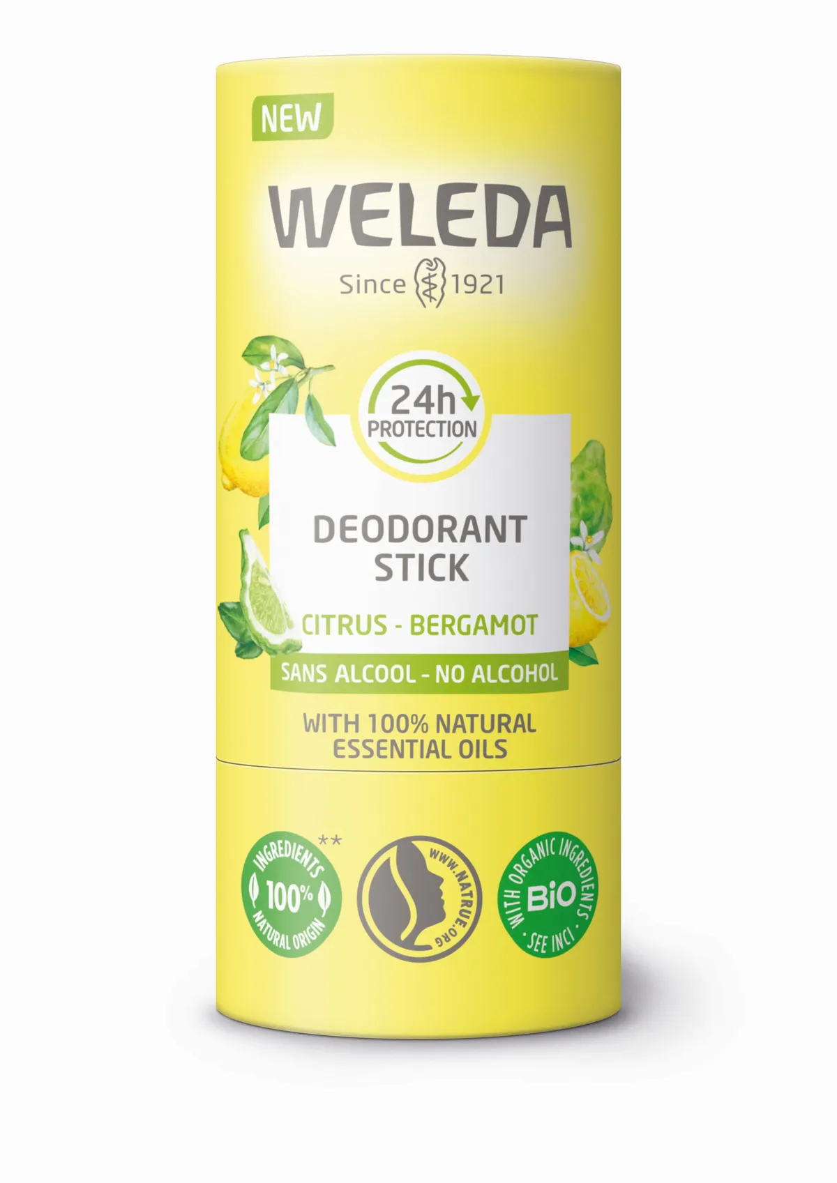 Weleda Déodorant Solide 24h Citrus Bergamot 50g