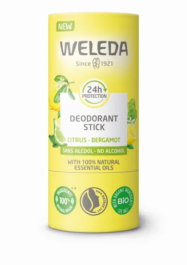Weleda Déodorant Solide 24h Citrus Bergamot 50g