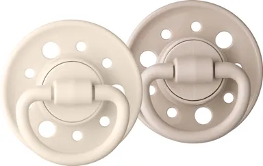 Dodie Sucette Gaia Caoutchouc 0-6M Beige & Marron 2