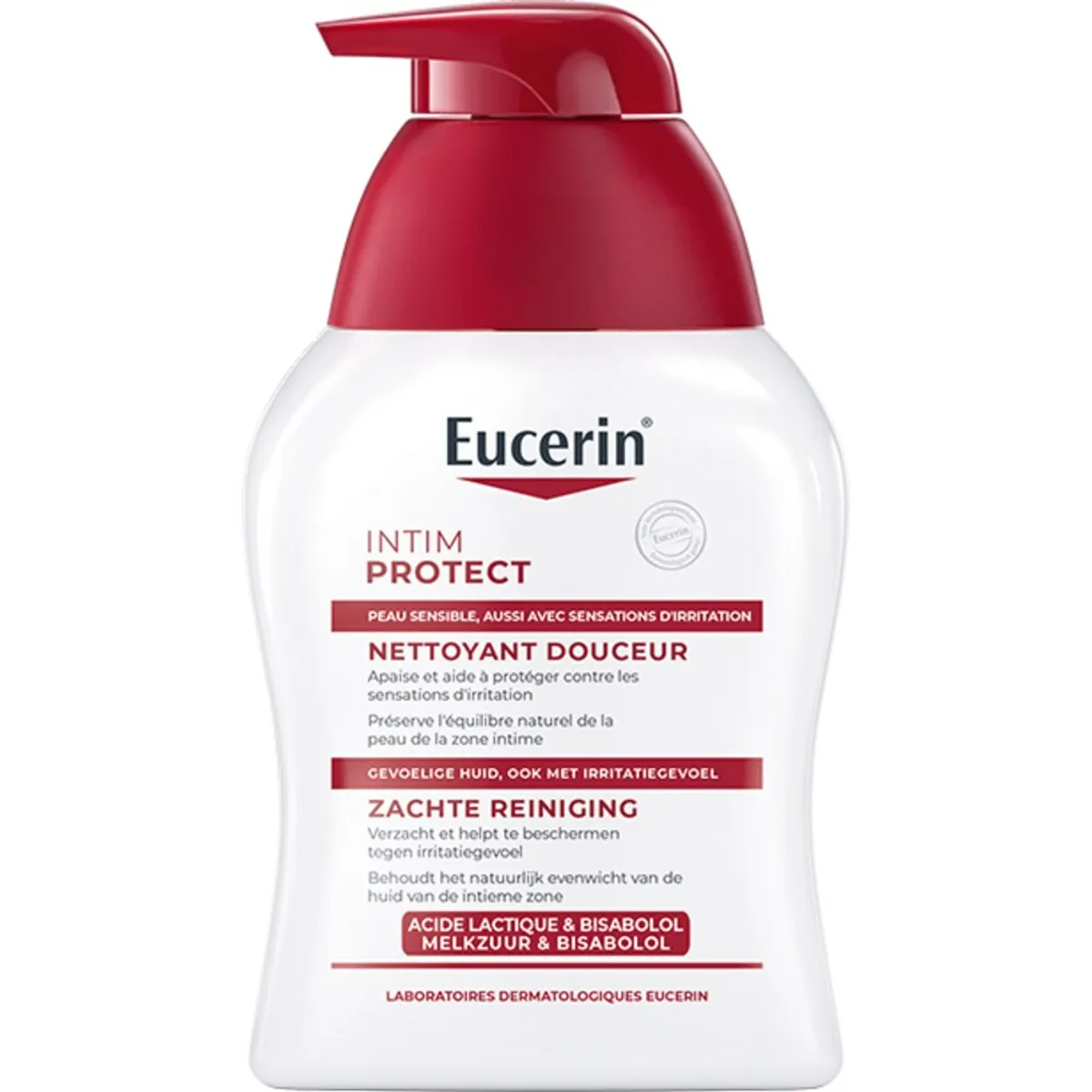 Eucerin pH5 Intim Protect Zachte Reinigingsvloeistof Gevoelige en Geïrriteerde Huid met pomp 250ml