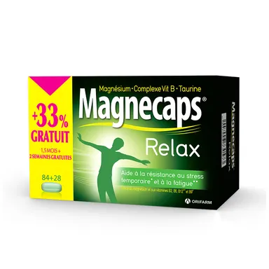 Magnecaps Relax 84+28 Comprimés