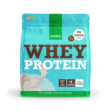 Purasana Organic Whey Protein Bio (natuur) 400g