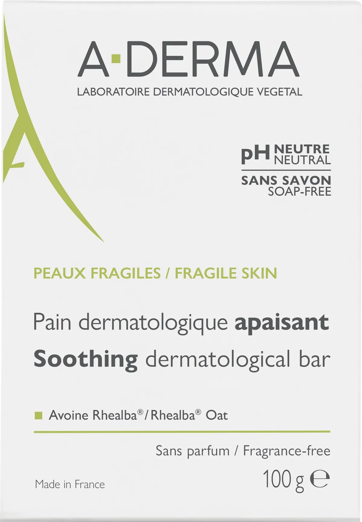 A-Derma Essentiële Verzorgingen Dermatologische Reinigingsblok 100G