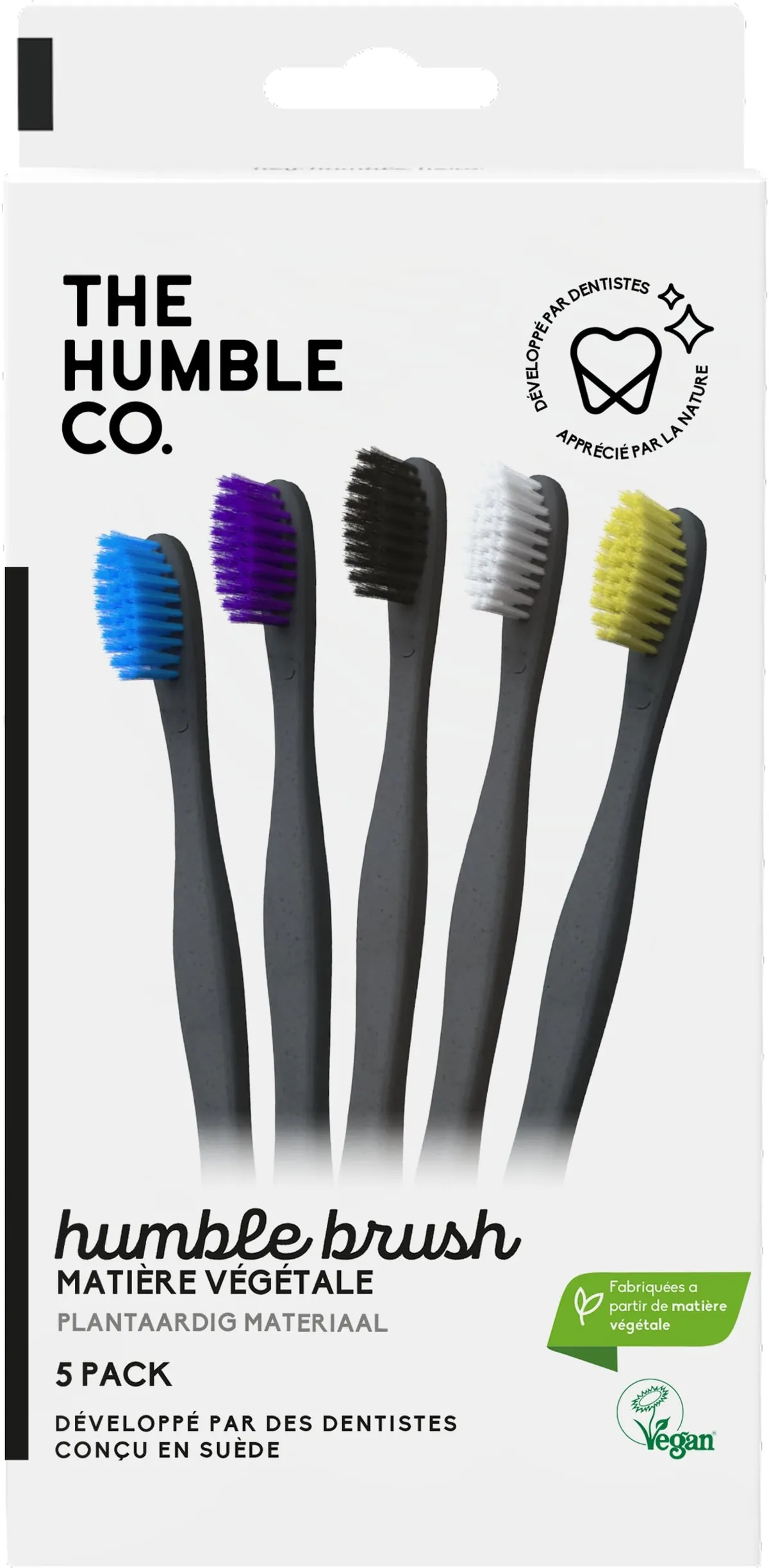 Humble Brosse à Dent Végétale Pack 5