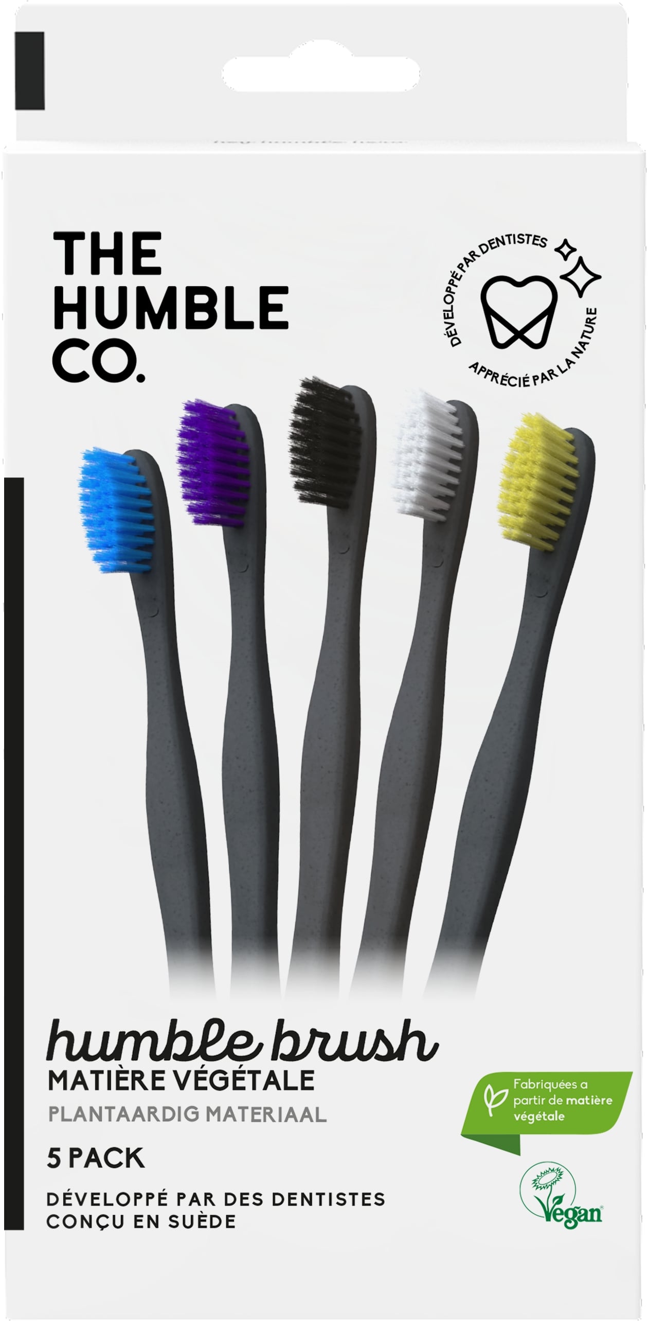 Humble Plantaardige Tandenborstel 5-Pack - HUMBLE BRUSH