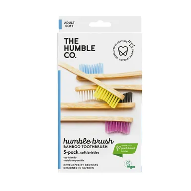 Humble Bamboo Tandenborstel 5-Pack Soft