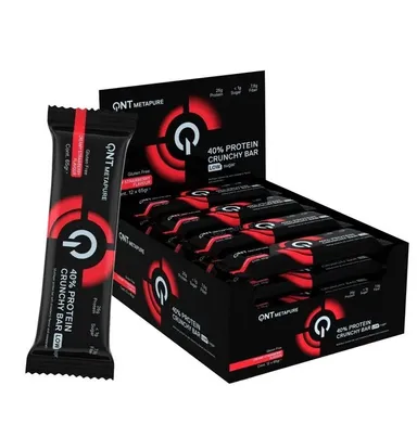 QNT Métapure Eiwitreep Crunchy Aardbei 65 g