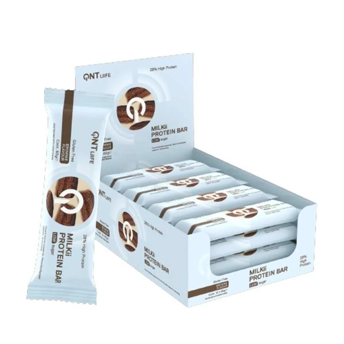 QNT Eiwitreep Milkii Brownie 60 g