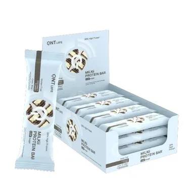 QNT Barre Protéinée Milkii Chocolat et Flocons de Noix de Coco 60g