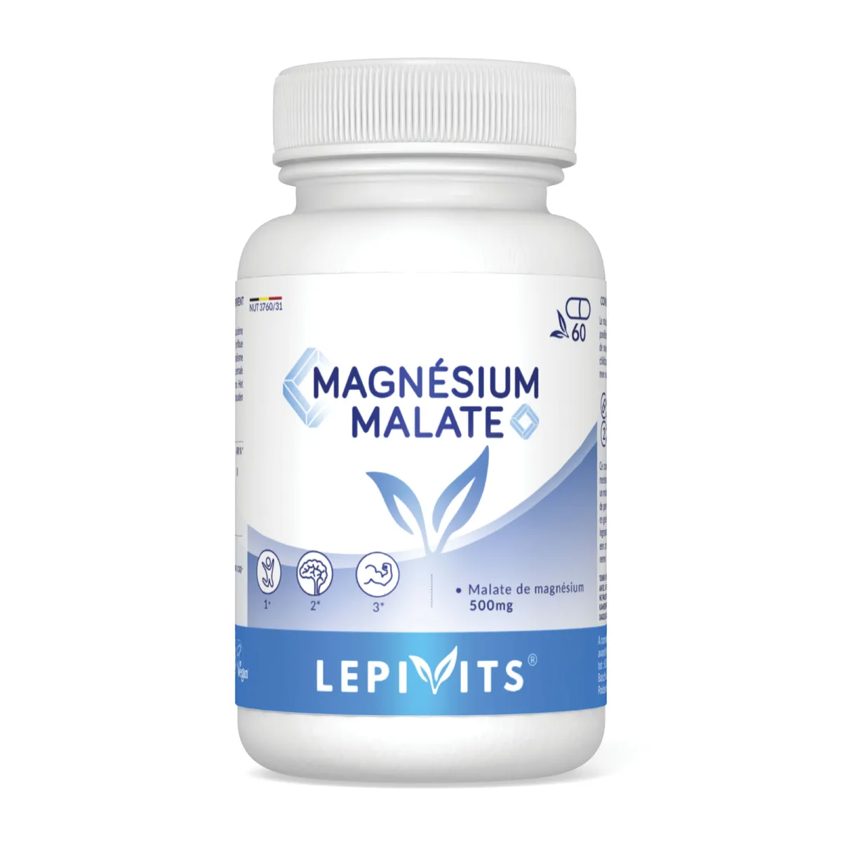 Lepivits Malate de Magnésium 60 Gélules