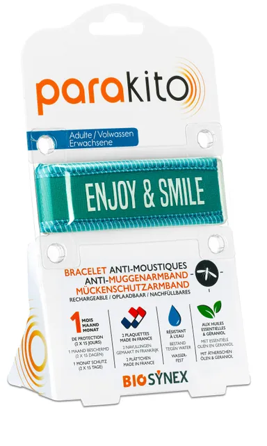 Para'kito Armband Volwassene Enjoy&Smile Blauw