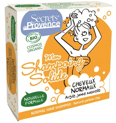 Secrets de Provence Shampooing Cheveux Normaux Bio 85g