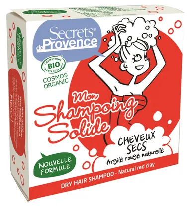 Secrets de Provence Shampooing Solide Cheveux Secs Bio 85g