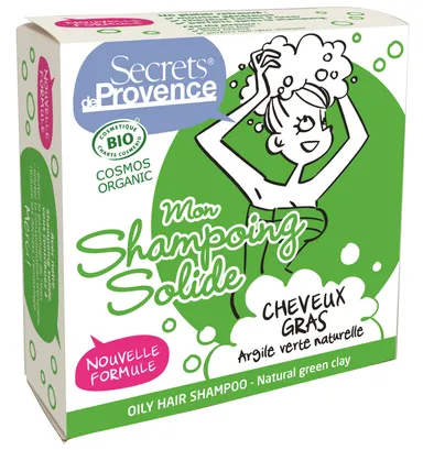 Secrets de Provence Mon Shampooing Solide Cheveux Gras Bio 85g